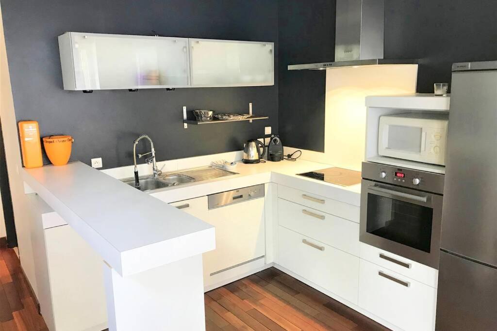 Loft Hyper Centre Reims 6 Pers Avec Parking Apartment ภายนอก รูปภาพ