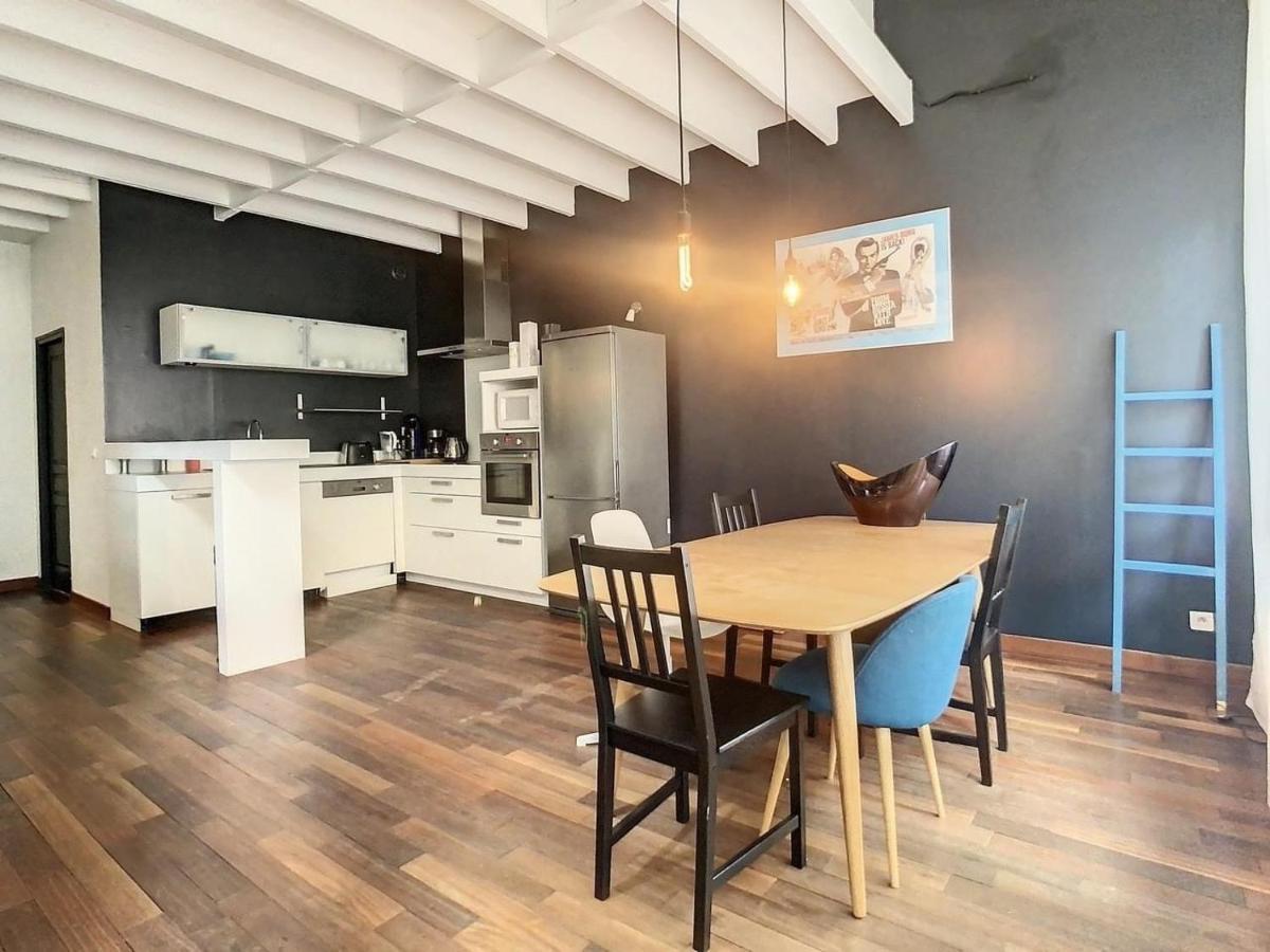 Loft Hyper Centre Reims 6 Pers Avec Parking Apartment ภายนอก รูปภาพ
